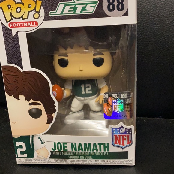 NFL joe Namath funko pop #88 with protector - Picture 2 of 7